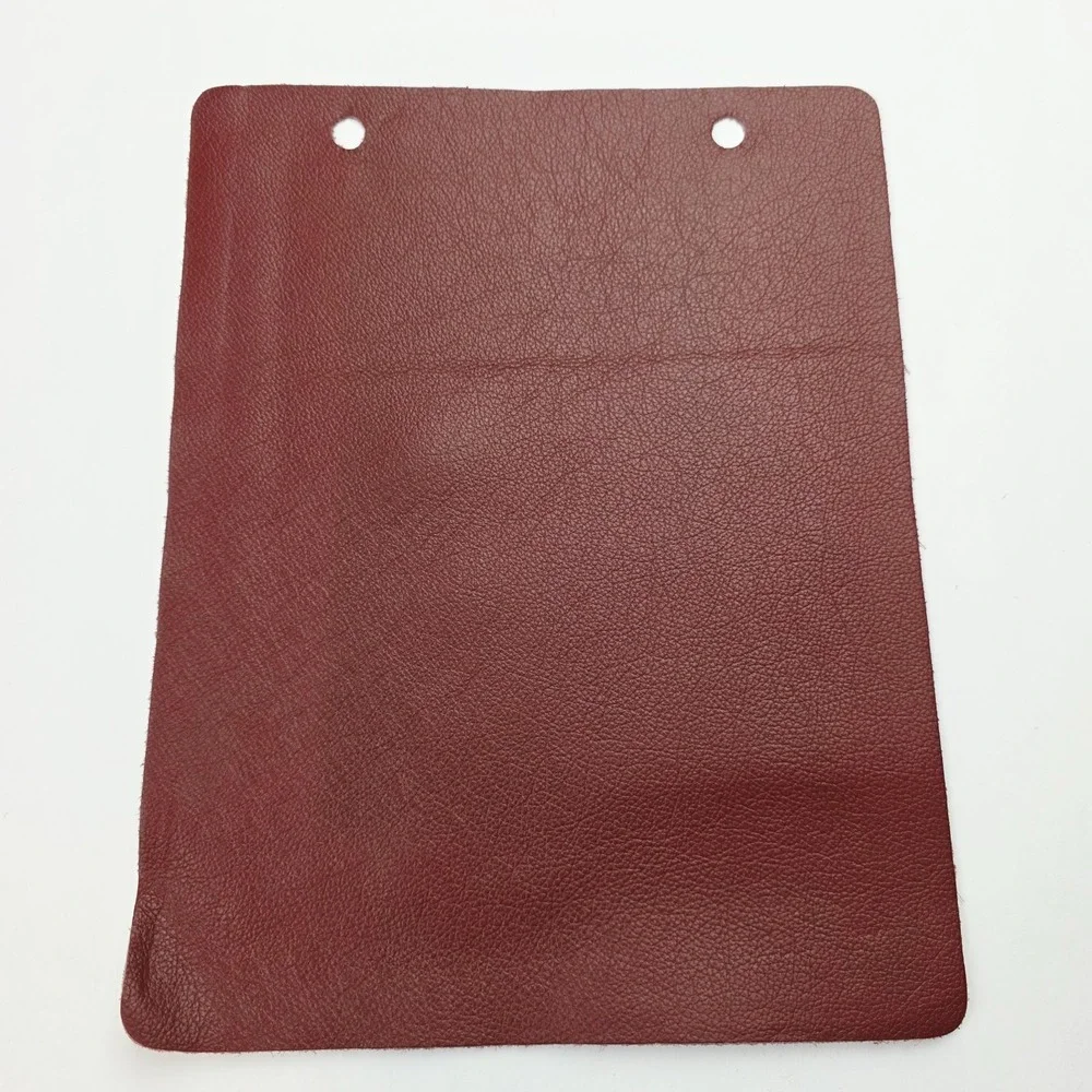 Lot Of 5 Brown Leather Sample Upholstery Swatches for Bookbinding Bags Wallet